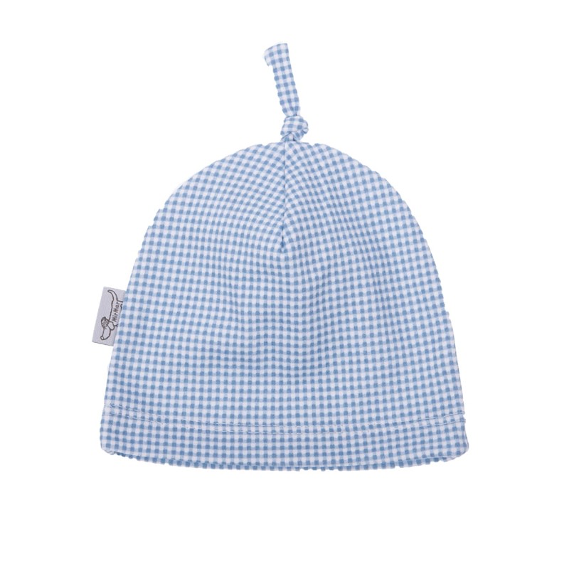 Czapka dla wcześniaka - obwód głowy 36 cm pepitka