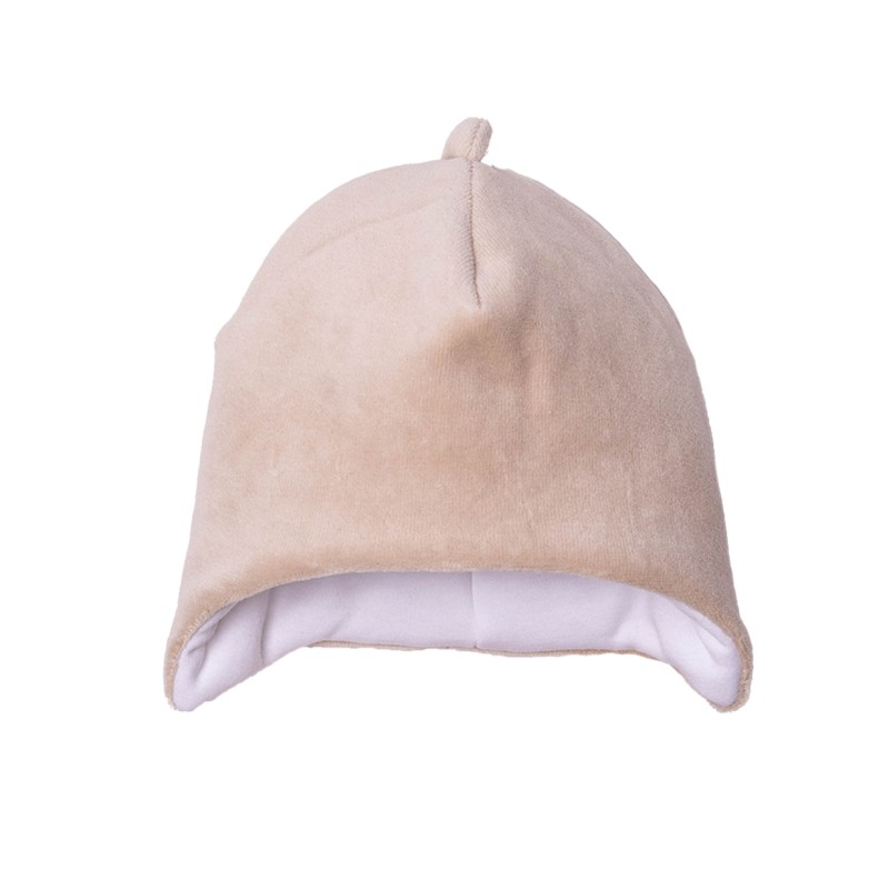 Ocieplana czapka dla wcześniaka - obwód głowy 36 cm