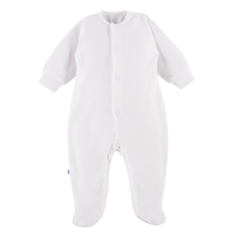 Pajacyk dla wcześniaka - rozmiar 50 - BIAŁY