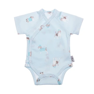 Body dla wcześniaka kopertowe z krótkim rękawem - rozmiar 46/48 