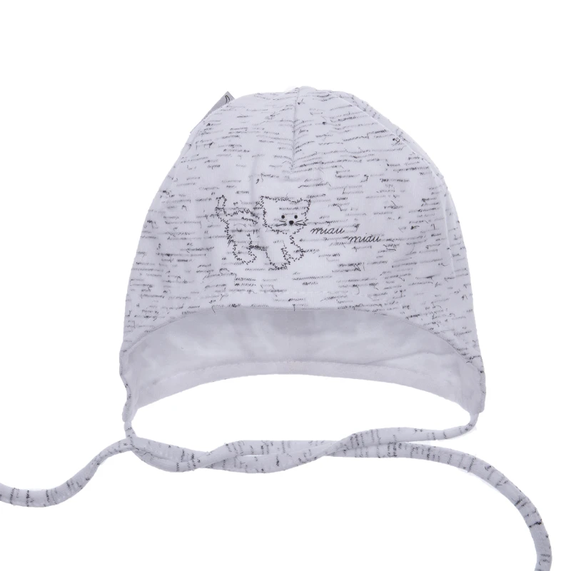 Przejściowa czapka dla wcześniaka - obwód głowy 36 cm