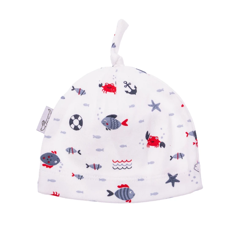 Czapka dla wcześniaka - obwód głowy 36 cm