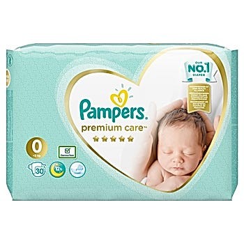 Pieluchy Pampers Premium Care 0 dla wcześniaka